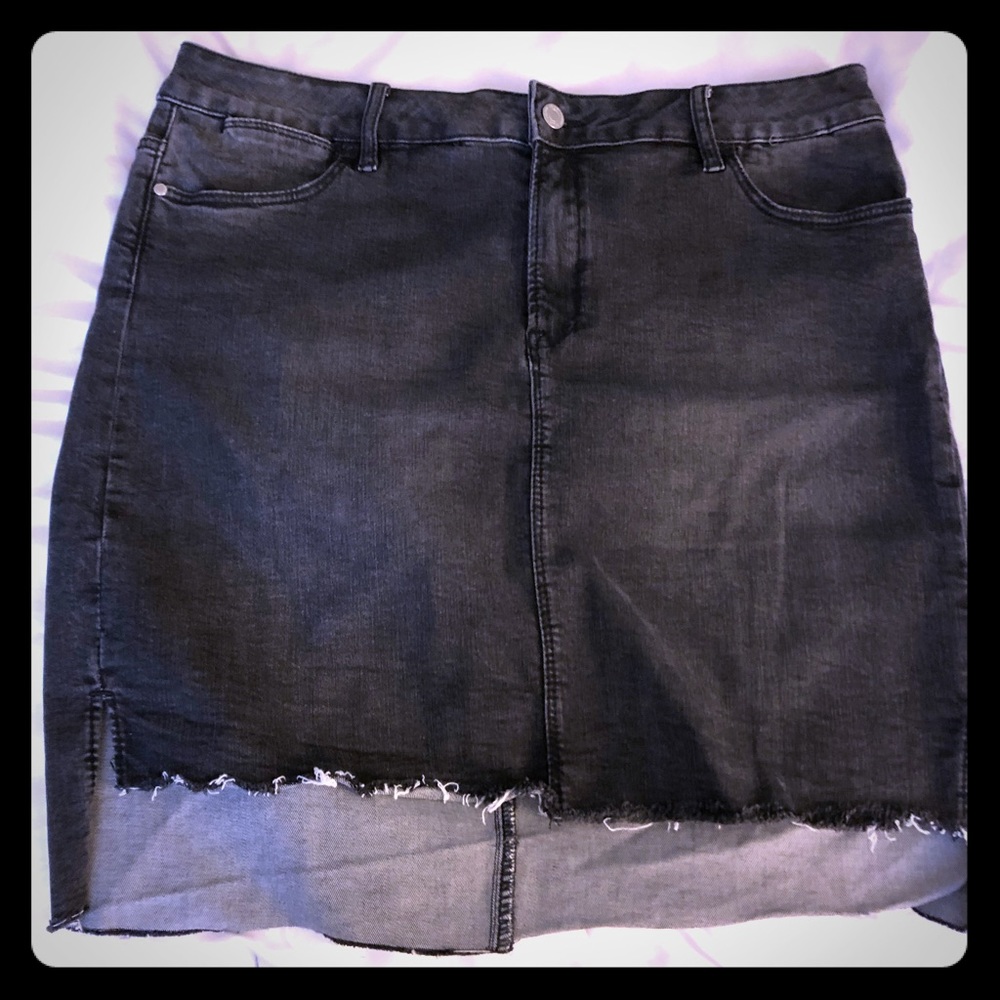 Velvet Heart Denim Pencil Skirt